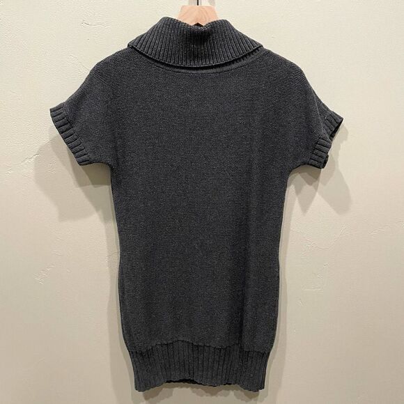 Athleta Tisbury Tunic Gray Cowl Neck Sweater - Size: Small - Picture 2 of 7